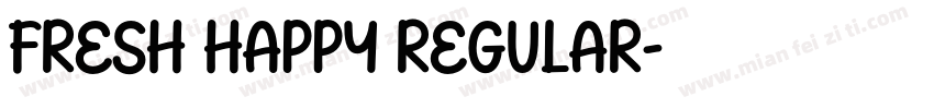 Fresh Happy Regular字体转换